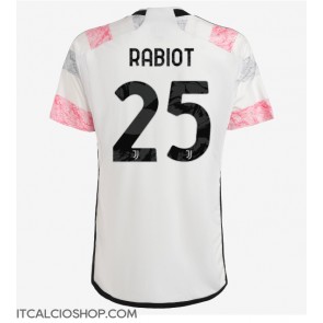 Juventus Adrien Rabiot #25 Seconda Maglia 2023-24 Manica Corta